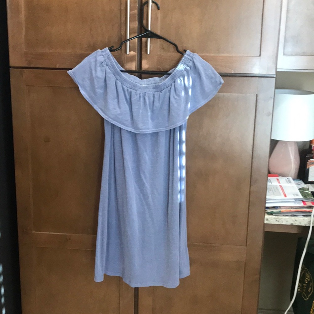 Off the shoulder periwinkle dress - size 1/small